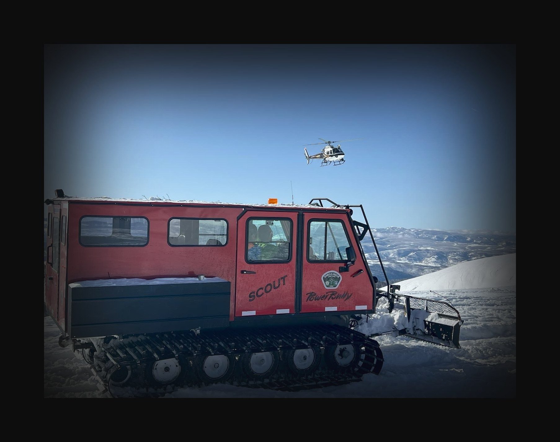 PowerBully Scout with search-and-rescue helicopter