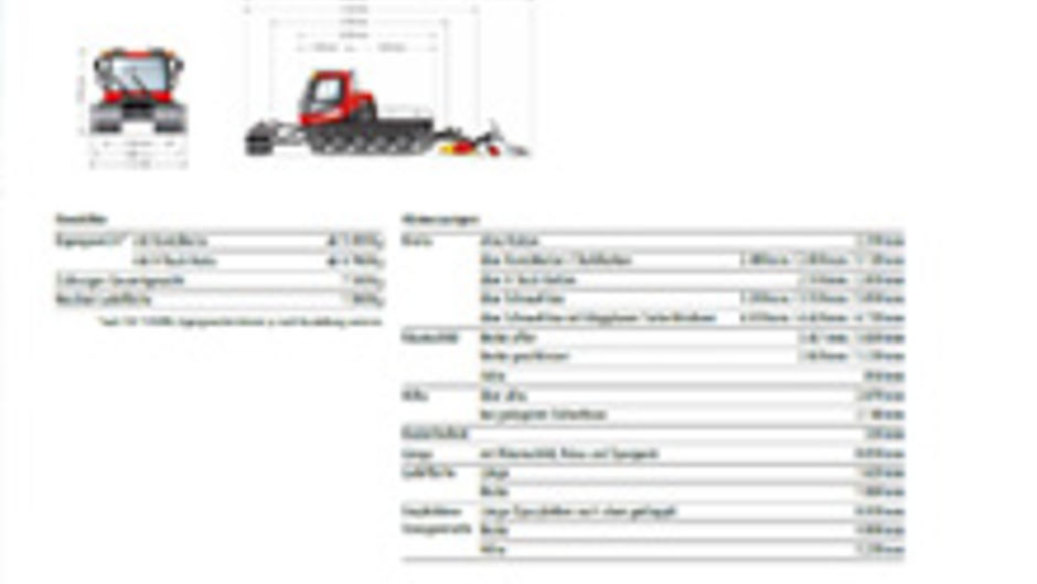 PistenBully 100 Utility Peterson Equipment